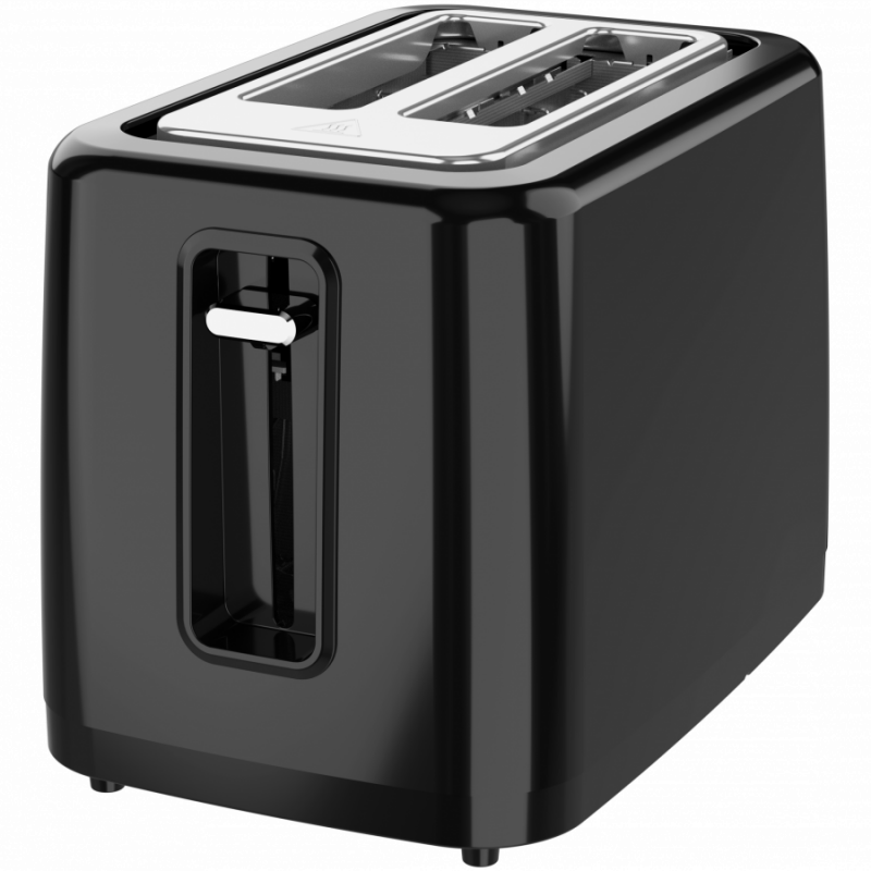 Electric Toaster, black, 220-240V, 50-60Hz, 780-930W, 2 slots, 3 modes, 7 browning levels
