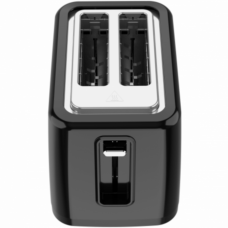 Electric Toaster, black, 220-240V, 50-60Hz, 780-930W, 2 slots, 3 modes, 7 browning levels