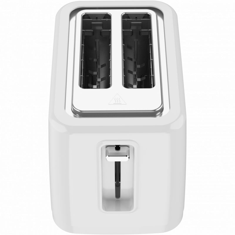 Electric Toaster, White, 220-240V, 50-60Hz, 780-930W, 2 slots, 3 modes, 7 browning levels
