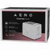 Τοστιέρα AENO ATS0002W, 930 W, 7 επίπεδα, Αφής χειριστήριο, Χρονόμετρο αντίστροφης μέτρησης, Προστασία από εμπλοκή, Αθόρυβη, Λευκή