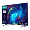 Τηλεόραση Hisense 55E77KQ, 55", 139 cm, UHD-4K 3840x2160, Class G, 60 hz, VIDAA, Wi-Fi, Μαύρο