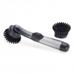 Βούρτσα πλυντηρίου πιάτων με διανομέα Joseph Joseph SinkTech 6500018, Τρίχες για λεκέδες, Ανταλλάξιμη βούρτσα, Γκρι