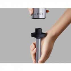 Μπλέντερ, κοπτήρας και μίξερ 3 σε 1 AENO AHB0004B, 1200 W, 0,5 λίτρα, 18 ταχύτητες, λειτουργία Turbo, κινητήρας DC, μαύρο/ανοξείδωτο