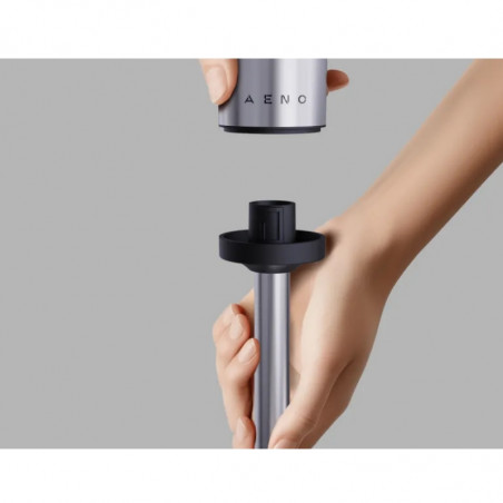 Μπλέντερ, κοπτήρας και μίξερ 3 σε 1 AENO AHB0004B, 1200 W, 0,5 λίτρα, 18 ταχύτητες, λειτουργία Turbo, κινητήρας DC, μαύρο/ανοξείδωτο