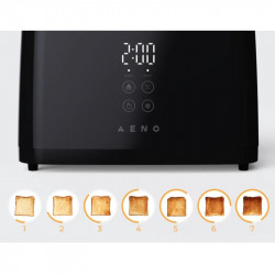 Electric Toaster, black, 220-240V, 50-60Hz, 780-930W, 2 slots, 3 modes, 7 browning levels