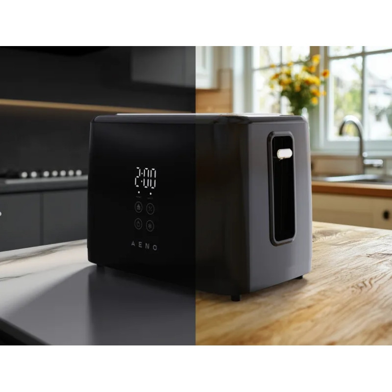 Electric Toaster, black, 220-240V, 50-60Hz, 780-930W, 2 slots, 3 modes, 7 browning levels