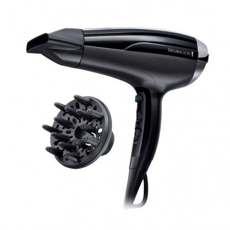 Σεσουάρ Remington D5215 Pro Air Shine, 2300W, 2 ταχύτητες, 3 στάδια, Ιονικό σύστημα, 85 km/h, Κεραμικό πλέγμα, Μαύρο