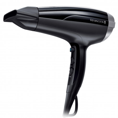 Σεσουάρ Remington D5215 Pro Air Shine, 2300W, 2 ταχύτητες, 3 στάδια, Ιονικό σύστημα, 85 km/h, Κεραμικό πλέγμα, Μαύρο