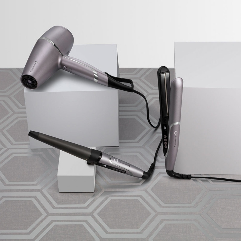 Ισιωτική μαλλιών Remington S9880 PROluxe You, με κεραμική επίστρωση, προσαρμοστική τεχνολογία, 5 επίπεδα θερμοκρασίας, αυτόματη απενεργοποίηση, Γκρι