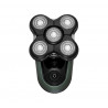 Ξυριστική μηχανή για το κεφάλι Remington RX7 XR1600 Ultimate Series, αυτονομία 60 λεπτά, αδιάβροχη, με κινητή κεφαλή, λειτουργία Turbo, ατσάλινες λεπίδες, ενδείξεις λειτουργίας, Μαύρο/πράσινο