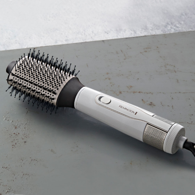 Βούρτσα στεγνώματος και styling Remington AS8901 HYDRAluxe, 1200W, με κεραμική επίστρωση, ιονισμό, ψυχρό αέρα, 2 ταχύτητες, 3 επίπεδα θερμότητας, Λευκό
