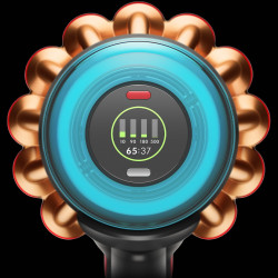 Σκούπα όρθια Dyson V16 Piston Submarine 492969-01, 315AW, 900W, 1.3L, 70 λεπτά, CleanCompaktor™, Hyperdymium™, Wet/Dry, HEPA, LCD, Μαύρο/Χαλκός