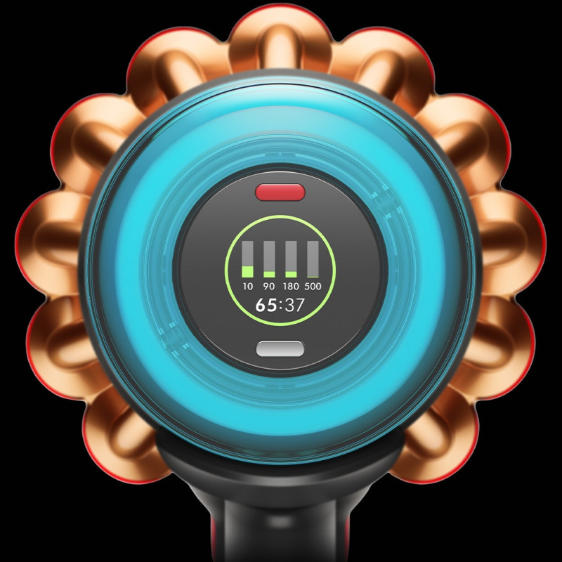 Σκούπα όρθια Dyson V16 Piston Submarine 492969-01, 315AW, 900W, 1.3L, 70 λεπτά, CleanCompaktor™, Hyperdymium™, Wet/Dry, HEPA, LCD, Μαύρο/Χαλκός