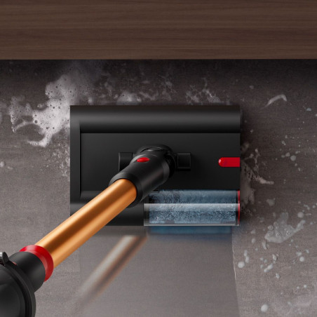 Σκούπα όρθια Dyson V16 Piston Submarine 492969-01, 315AW, 900W, 1.3L, 70 λεπτά, CleanCompaktor™, Hyperdymium™, Wet/Dry, HEPA, LCD, Μαύρο/Χαλκός