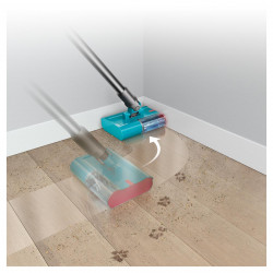 Σκούπα όρθια Dyson V15S Detect Submarine 448798-01, 660W, 0.77 l, 60 λεπτά αυτονομία, Αισθητήρες, 4 λειτουργίες, LCD, Γκρι/μπλε