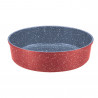 Oliver Voltz OV54322B32 στρογγυλό ταψί ψησίματος, 32x7 cm, Κεραμική μαρμάρινη επίστρωση, Κόκκινο