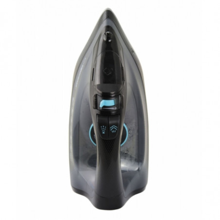 Σίδερο μπαταρίας Esperanza EHI010, 2600W, Κεραμική πλάκα, 300 ml, Στεγνό+ατμός, Αυτοκαθαρισμός, Κάθετο σιδέρωμα, Μαύρο