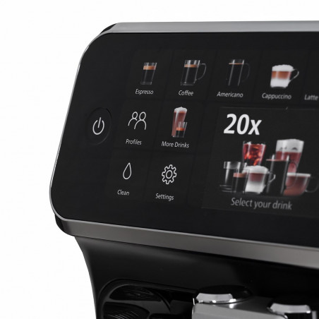 Καφετιέρα Philips EP5541/50 5500 Latte Go, 1500W, 15 bar, 1,8 l, 3 temp, Ceramichna melachka με 12 niva, TFT, AquaClean, SilentBrew, AromaExtract, ExtraShot, Cernen