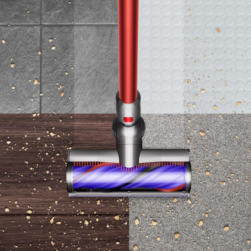 Dyson V11 Fluffy 476550-01 2σε1, 185AW, 0,54 λίτρα, 125 000 στροφές ανά λεπτό, Αυτονομία 60 λεπτά, 3 λειτουργίες, LCD, Νικελί/μαύρο.