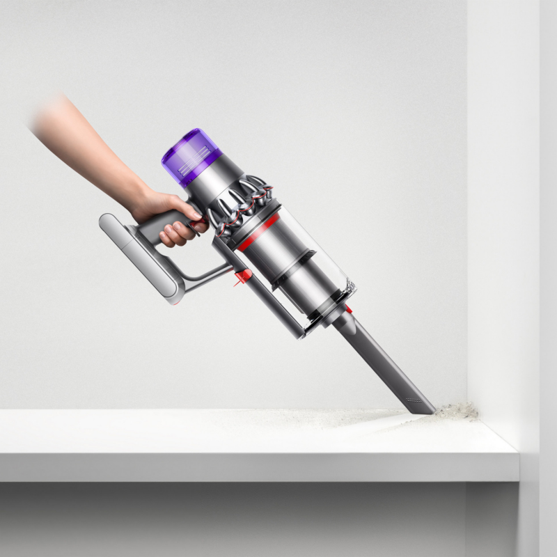 Dyson V11 Fluffy 476550-01 2σε1, 185AW, 0,54 λίτρα, 125 000 στροφές ανά λεπτό, Αυτονομία 60 λεπτά, 3 λειτουργίες, LCD, Νικελί/μαύρο.