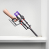 Dyson V11 Fluffy 476550-01 2σε1, 185AW, 0,54 λίτρα, 125 000 στροφές ανά λεπτό, Αυτονομία 60 λεπτά, 3 λειτουργίες, LCD, Νικελί/μαύρο.
