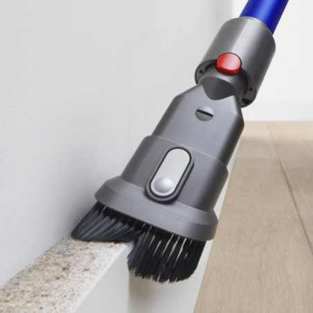 Dyson V11 Fluffy 476550-01 2σε1, 185AW, 0,54 λίτρα, 125 000 στροφές ανά λεπτό, Αυτονομία 60 λεπτά, 3 λειτουργίες, LCD, Νικελί/μαύρο.