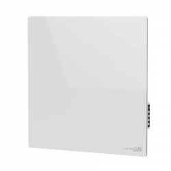 Ηλεκτρικός υπέρυθρος θερμοπομπός AENO AGH0011S, 500W, 12 m2, LED, Κινητός έλεγχος, Wi-Fi, Αισθητήρες κλίσης και πτώσης, IP24, Λευκό