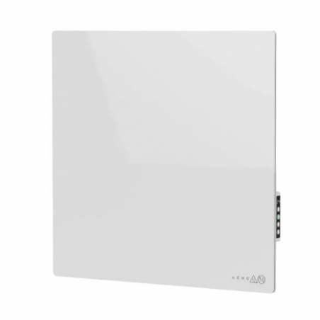 Ηλεκτρικός υπέρυθρος θερμοπομπός AENO AGH0011S, 500W, 12 m2, LED, Κινητός έλεγχος, Wi-Fi, Αισθητήρες κλίσης και πτώσης, IP24, Λευκό