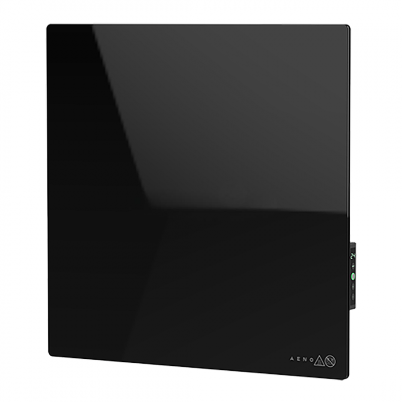 Ηλεκτρικός υπέρυθρος θερμοπομπός AENO AGH0012S, 500W, 12 m2, LED, Κινητός έλεγχος, Wi-Fi, Προστασία παιδιών, Αισθητήρες κλίσης και πτώσης, IP24, Μαύρο