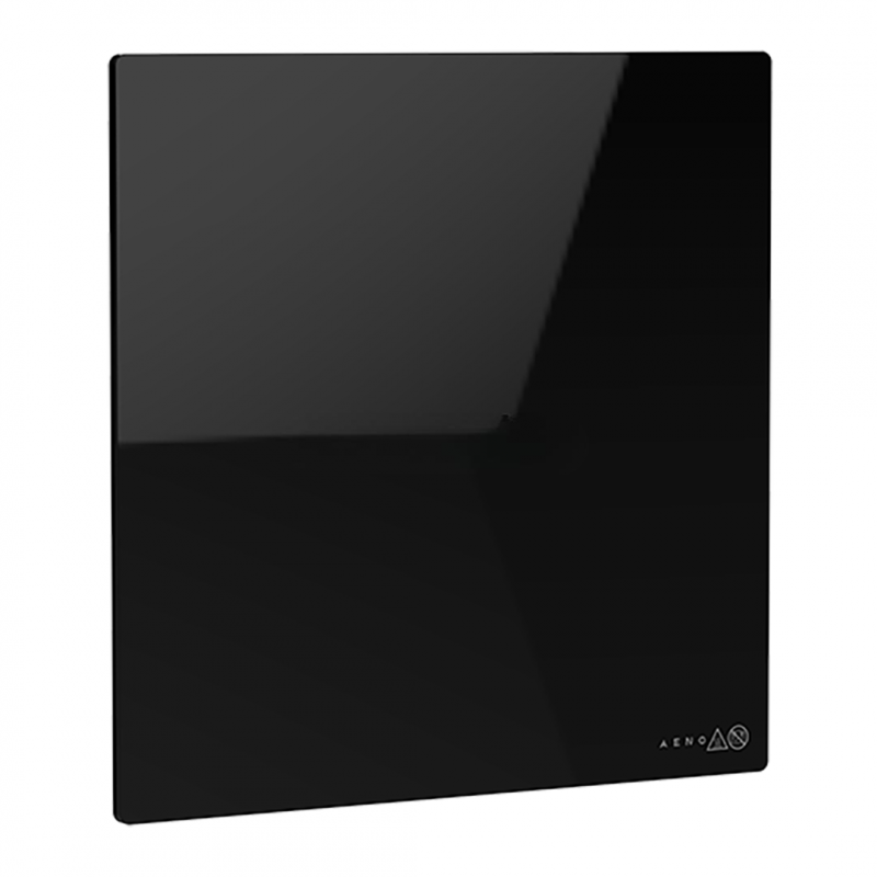 Ηλεκτρικός υπέρυθρος θερμοπομπός AENO AGH0012S, 500W, 12 m2, LED, Κινητός έλεγχος, Wi-Fi, Προστασία παιδιών, Αισθητήρες κλίσης και πτώσης, IP24, Μαύρο