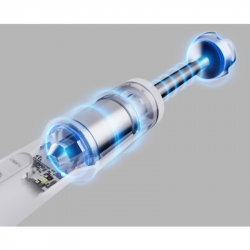 Μπλέντερ, τεμαχιστής και μίξερ 3 σε 1 AENO AHB0004W, 1200W, 0,5 l, 18 στάδια, Turbo, DC μοτέρ, Λευκό/inox