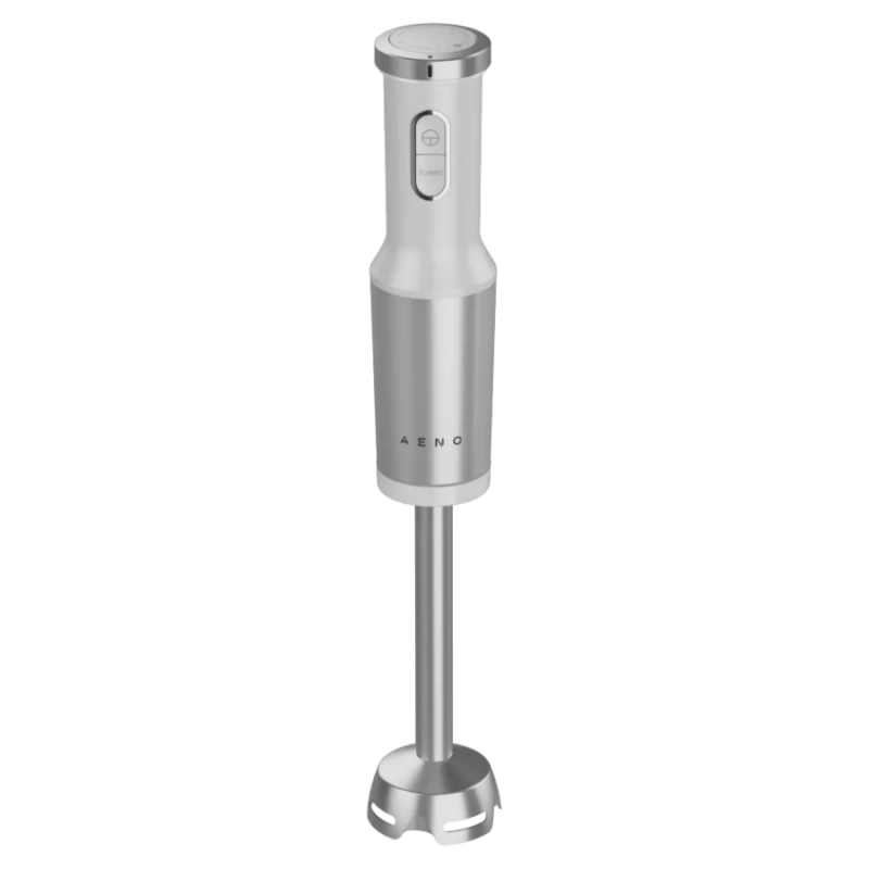 Μπλέντερ, τεμαχιστής και μίξερ 3 σε 1 AENO AHB0004W, 1200W, 0,5 l, 18 στάδια, Turbo, DC μοτέρ, Λευκό/inox