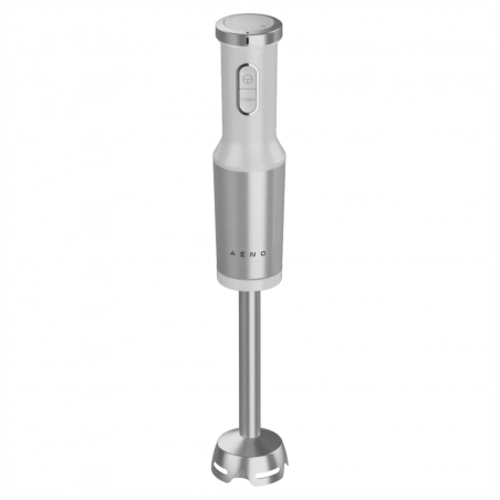 Μπλέντερ, τεμαχιστής και μίξερ 3 σε 1 AENO AHB0004W, 1200W, 0,5 l, 18 στάδια, Turbo, DC μοτέρ, Λευκό/inox