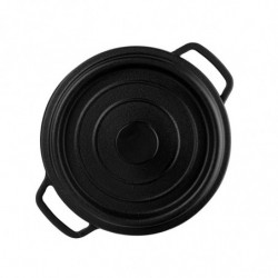 Muhler Tika MR-2448CI χυτοσιδηρή κατσαρόλα, 24x10,5 cm, 3,4 l, επαγωγική, Μαύρο