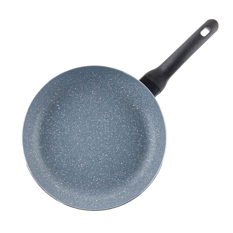 Τηγάνι Luigi Ferrero Prima FR-2833, 28x5.5 cm, Αντικολλητική επίστρωση με μαρμάρινο εφέ, Βέλτιστη αγωγιμότητα, Επαγωγή, Σκούρο μπλε