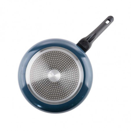 Τηγάνι Luigi Ferrero Prima FR-2833, 28x5.5 cm, Αντικολλητική επίστρωση με μαρμάρινο εφέ, Βέλτιστη αγωγιμότητα, Επαγωγή, Σκούρο μπλε