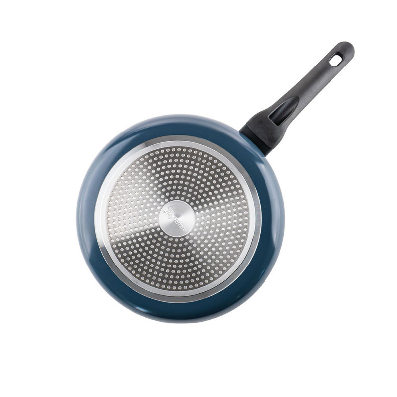 Τηγάνι για τηγανίτες Luigi Ferrero Prima FR-2832, 28x3 cm, Αντικολλητική επίστρωση με μαρμάρινο εφέ, Επαγωγή, Σκούρο μπλε