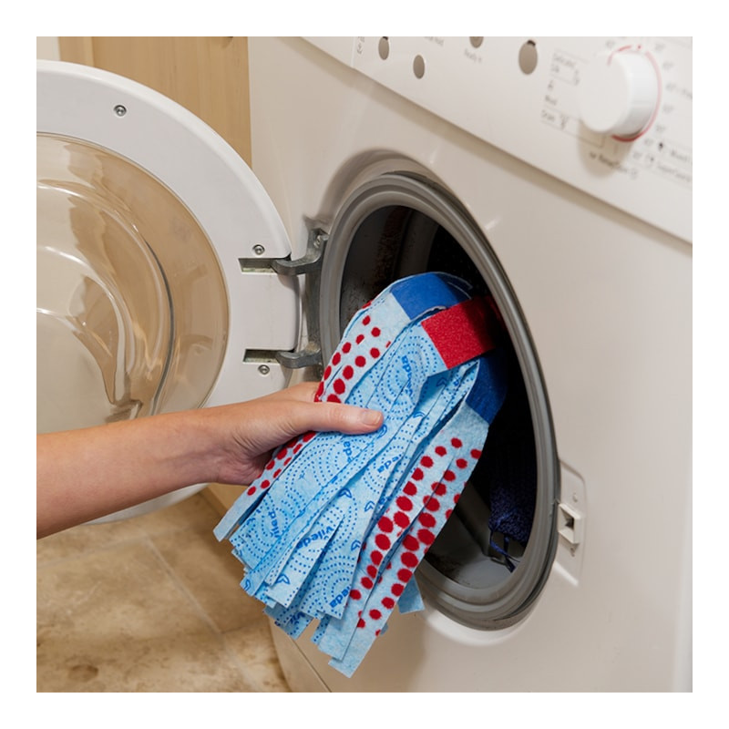 Σετ καθαρισμού δαπέδου Vileda Super Mocio, 3 τεμάχια, 10 λίτρα, μηχανισμός αποστράγγισης, Κόκκινο