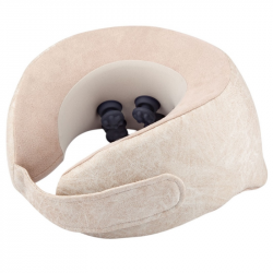 Medivon Calm μασάζ λαιμού, 3D μασάζ, 38-42°C, 2 λειτουργίες, Αφρός μνήμης, Πλένεται το κάλυμμα, Φωνητικές υπενθυμίσεις, Μπεζ