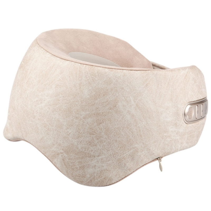 Medivon Calm μασάζ λαιμού, 3D μασάζ, 38-42°C, 2 λειτουργίες, Αφρός μνήμης, Πλένεται το κάλυμμα, Φωνητικές υπενθυμίσεις, Μπεζ