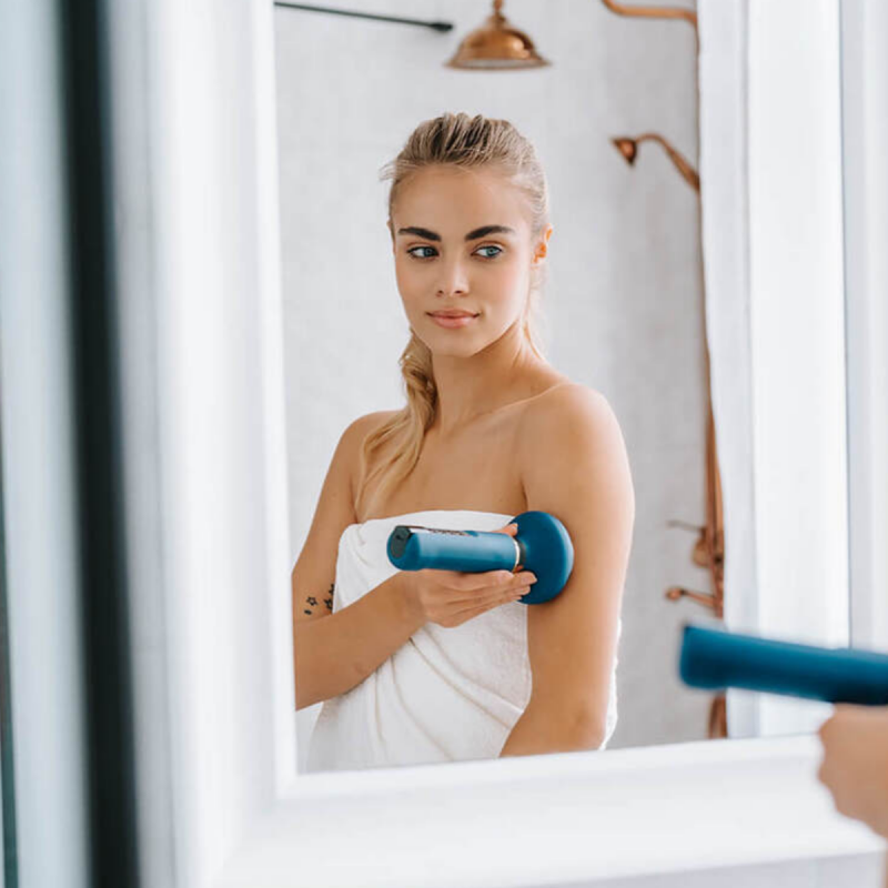 Medivon Halley Μασάζ κενού, 12 επίπεδα, Θέρμανση, Κατάλληλο για χρήση με έλαια, Κατά της κυτταρίτιδας, Οθόνη, Μπλε