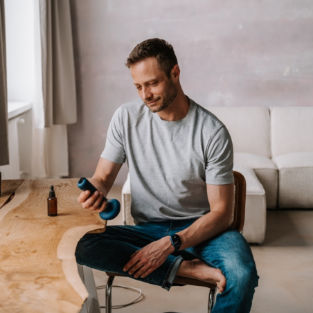 Medivon Halley Μασάζ κενού, 12 επίπεδα, Θέρμανση, Κατάλληλο για χρήση με έλαια, Κατά της κυτταρίτιδας, Οθόνη, Μπλε