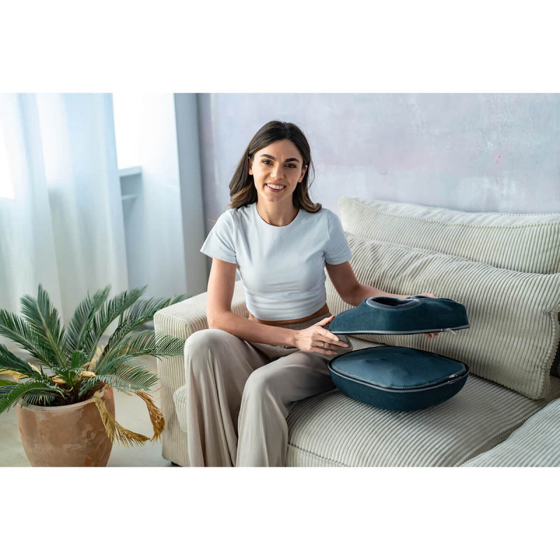 Medivon Artemis 2in1 μασάζ ποδιών, 30W, 3 ταχύτητες, 3 επίπεδα, θέρμανση, χρονοδιακόπτης, τηλεχειριστήριο, αθόρυβη λειτουργία, μπλε