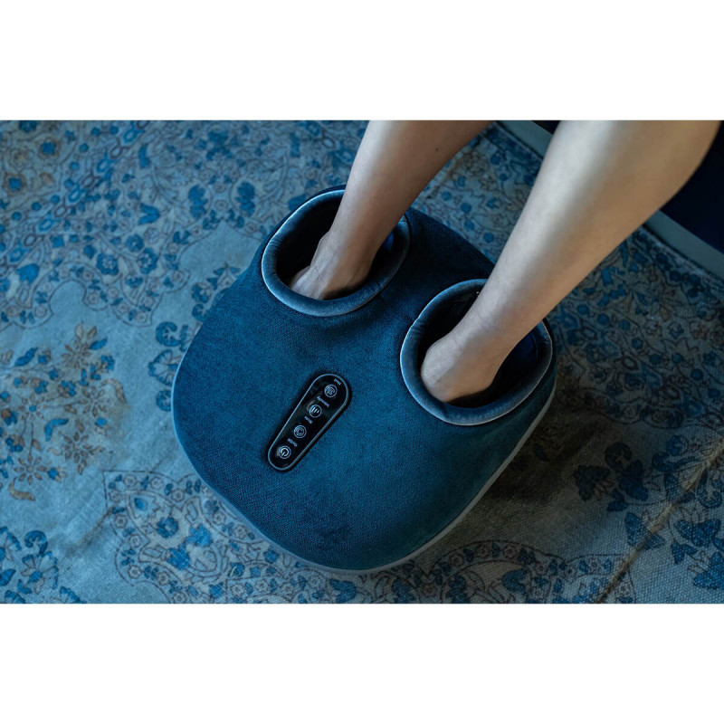 Medivon Artemis 2in1 μασάζ ποδιών, 30W, 3 ταχύτητες, 3 επίπεδα, θέρμανση, χρονοδιακόπτης, τηλεχειριστήριο, αθόρυβη λειτουργία, μπλε
