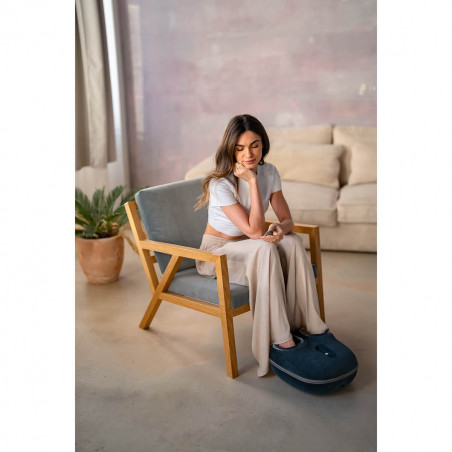 Medivon Artemis 2in1 μασάζ ποδιών, 30W, 3 ταχύτητες, 3 επίπεδα, θέρμανση, χρονοδιακόπτης, τηλεχειριστήριο, αθόρυβη λειτουργία, μπλε