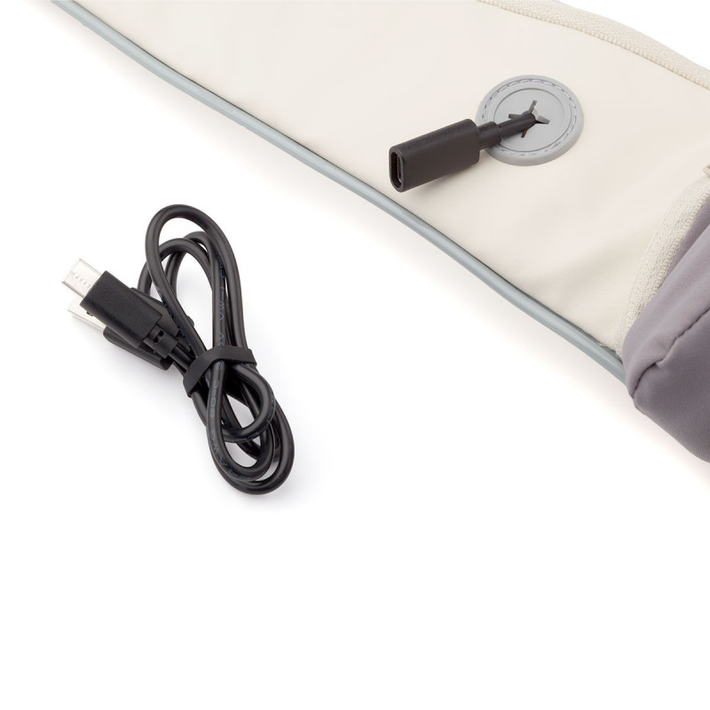 Medivon Sooth Neck Massager, 6 3D κεφαλές, 3 επίπεδα, Θέρμανση, Αντι-κυτταρίτιδα, USB, Μπεζ