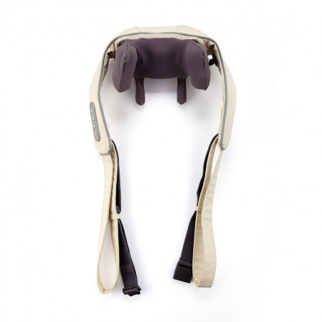 Medivon Sooth Neck Massager, 6 3D κεφαλές, 3 επίπεδα, Θέρμανση, Αντι-κυτταρίτιδα, USB, Μπεζ