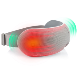Medivon Horizon VISION Μαλακτικό ματιών, Θερμή συμπίεση, Δόνηση, Ανακουφίζει από την κούραση και την ένταση, Bluetooth, Ήχοι χαλάρωσης, Γκρι