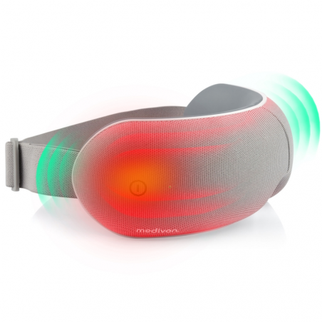 Medivon Horizon VISION Μαλακτικό ματιών, Θερμή συμπίεση, Δόνηση, Ανακουφίζει από την κούραση και την ένταση, Bluetooth, Ήχοι χαλάρωσης, Γκρι