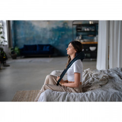 Medivon Hyperion μασάζ αυχένα, Shiatsu, 2 ταχύτητες, Υπέρυθρη θέρμανση, Προάγει την κυκλοφορία του αίματος και την αναγέννηση, Σκούρο μπλε